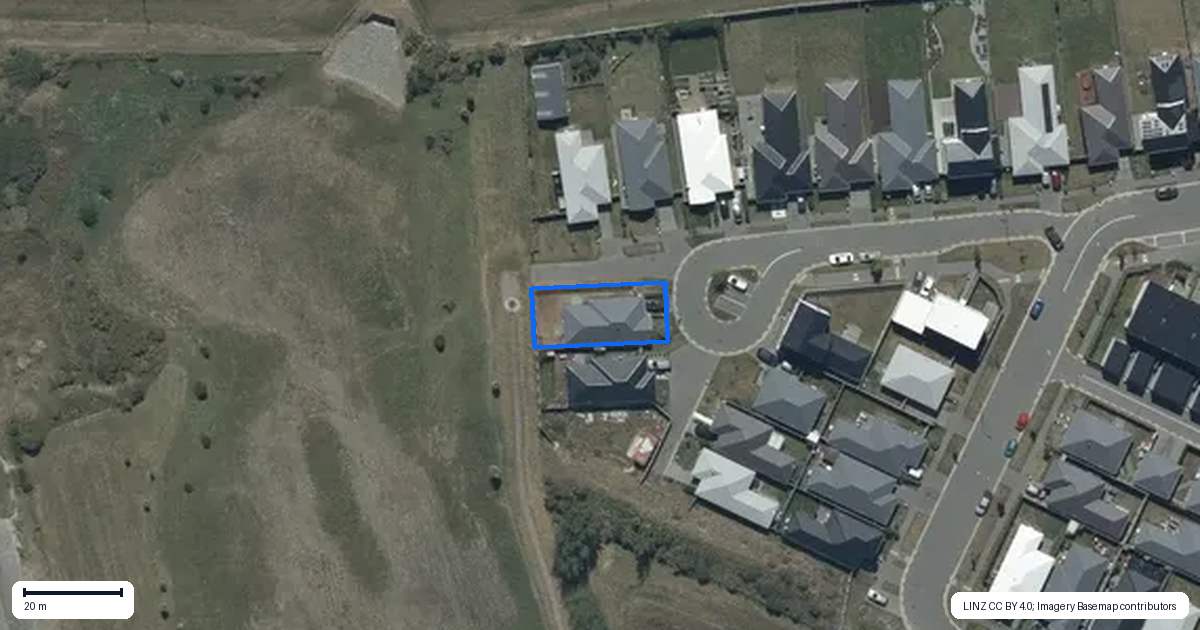 Property context map for 17 Eric Melrose Lane, Halswell, Christchurch