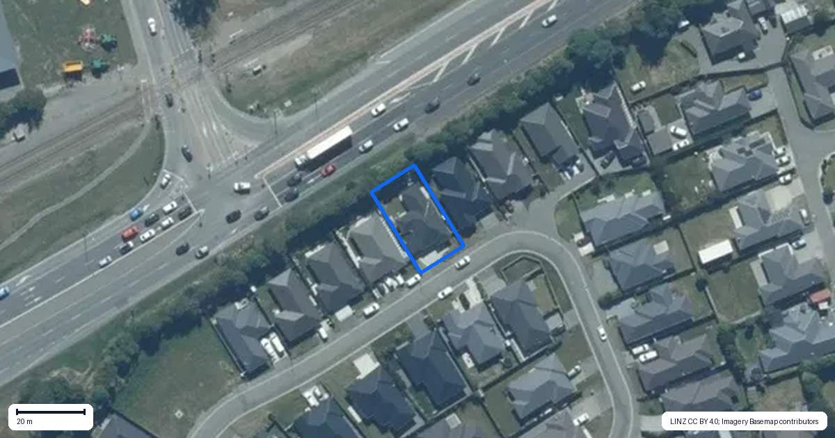 Property context map for 25 Dalwood Crescent, Rolleston