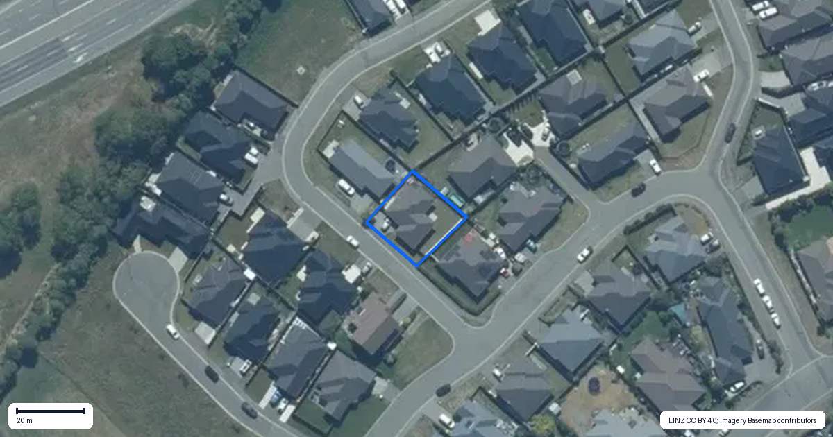 Property context map for 4 Dalwood Crescent, Rolleston