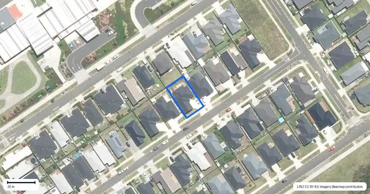 Property context map for 12 Kare Ariki Place, Pukekohe