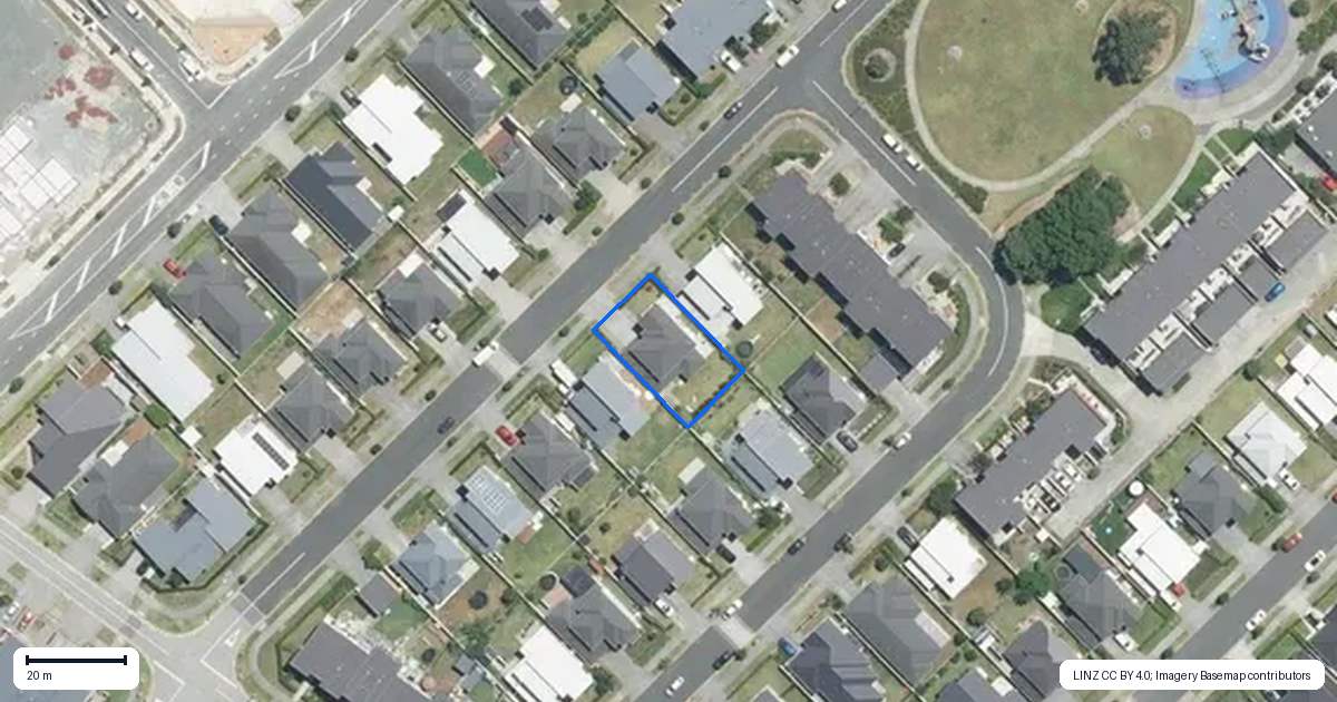 Property context map for 8 Nganui Avenue, Takanini, Auckland