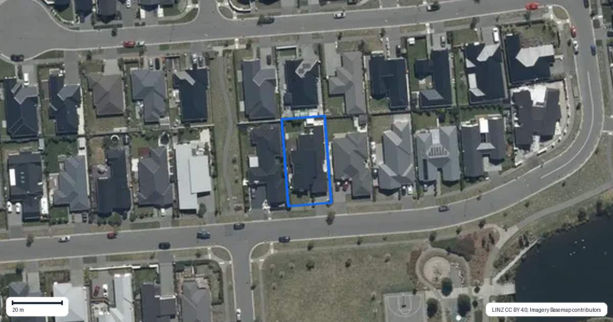 Property context map for 40 Cameo Grove, Marshland, Christchurch