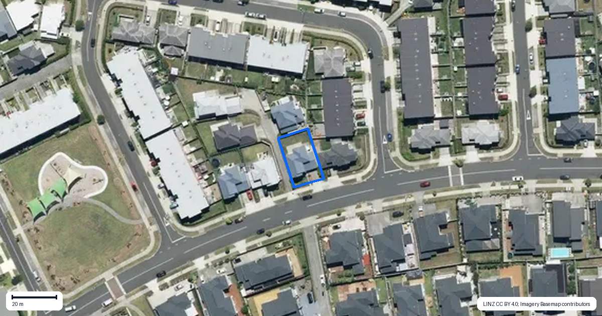 Property context map for 55 Mettam Drive, Swanson, Auckland