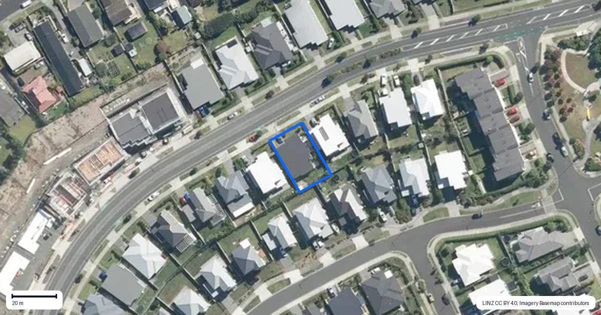Property context map for 17 Kukuwai Avenue, Red Beach, Whangaparaoa