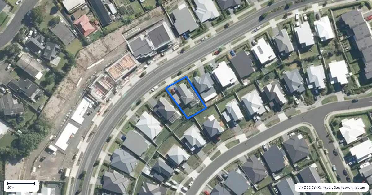 Property context map for 23 Kukuwai Avenue, Red Beach, Whangaparaoa