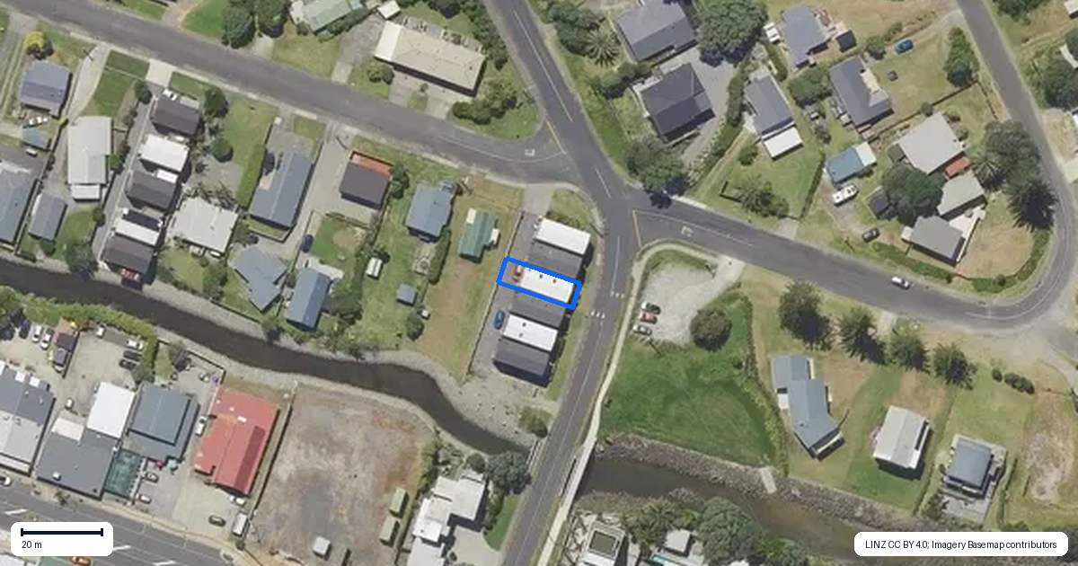 Property context map for 3/15 Edinburgh Street, Waihi Beach