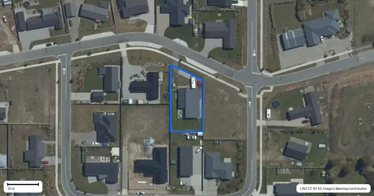 Property context map for 38 Grandview Road, Lake Hawea