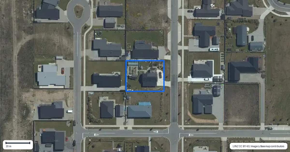 Property context map for 11 Sentinel Drive, Lake Hawea