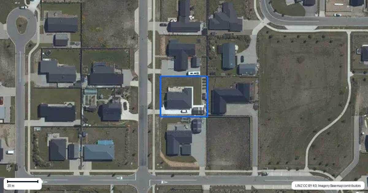 Property context map for 12 Sentinel Drive, Lake Hawea