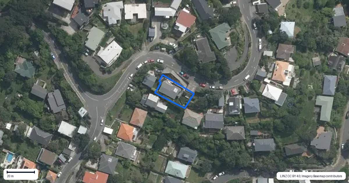 Property context map for 53 Alexandra Road, Hataitai, Wellington