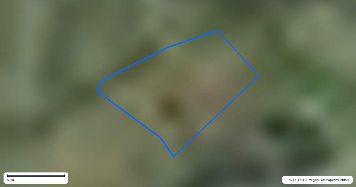 Property context map for 371B State Highway 2, Mangatawhiri