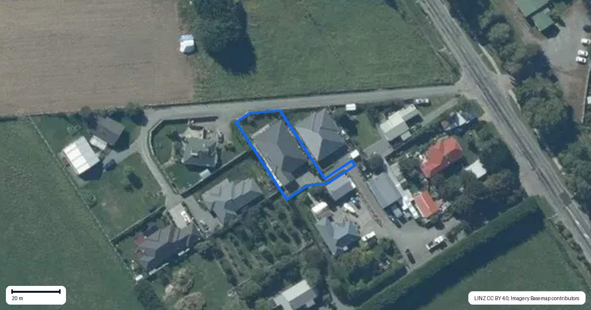 Property context map for 1967B Telegraph Road, Darfield