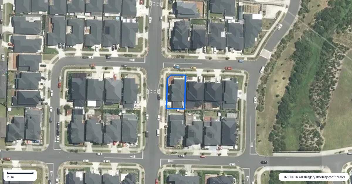 Property context map for 25 Cooladawson Drive, Flat Bush, Auckland