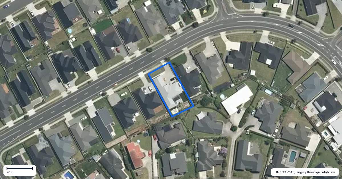 Property context map for 43 Fairway Drive, Morrinsville