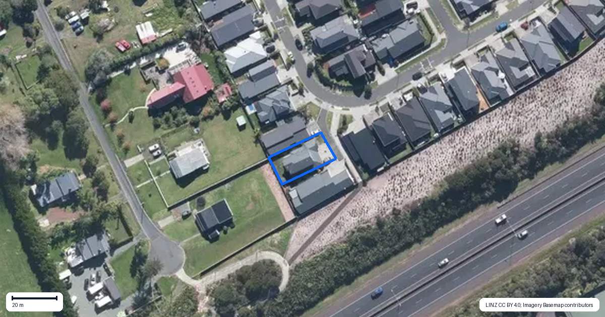 Property context map for 23 Makete Crescent, Hobsonville, Auckland