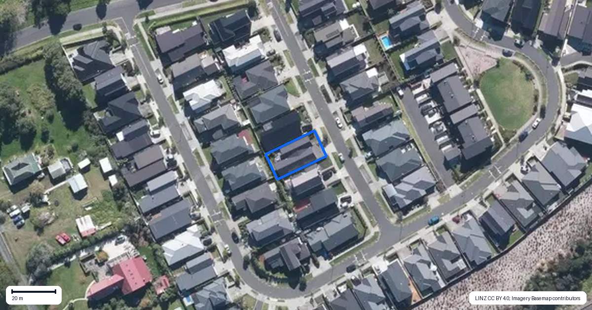Property context map for 11 Waipana Street, Hobsonville, Auckland