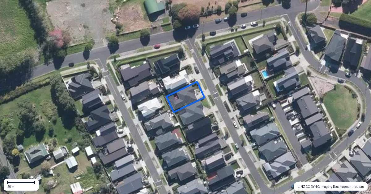 Property context map for 5 Waipana Street, Hobsonville, Auckland