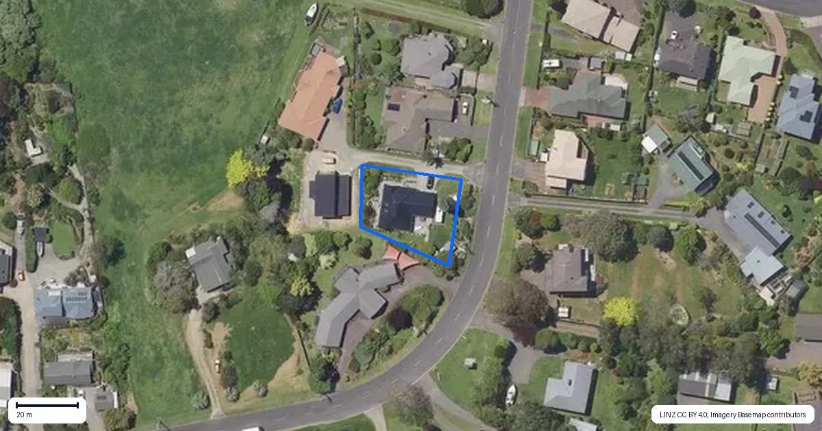 Property context map for 189 Tanners Point Road, Tanners Point, Tahawai