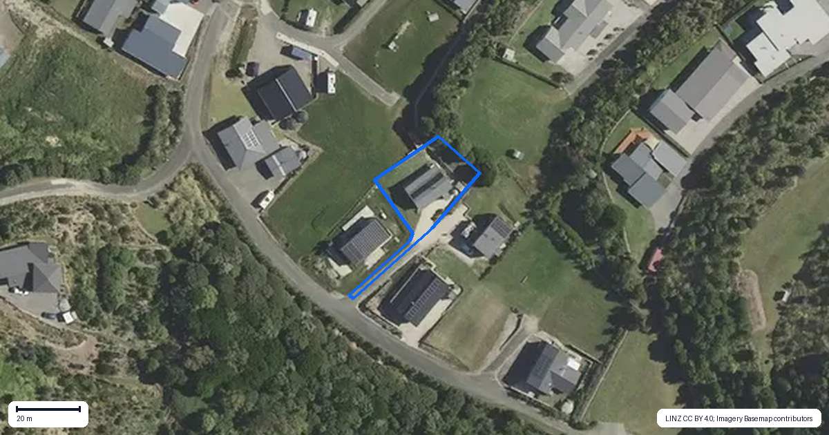 Property context map for 9 Seaview Drive, Mahia