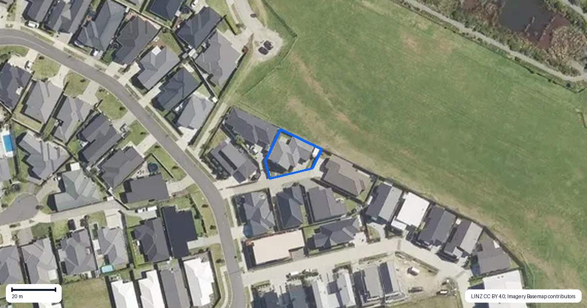 Property context map for 47 Kotiate Street, Papamoa