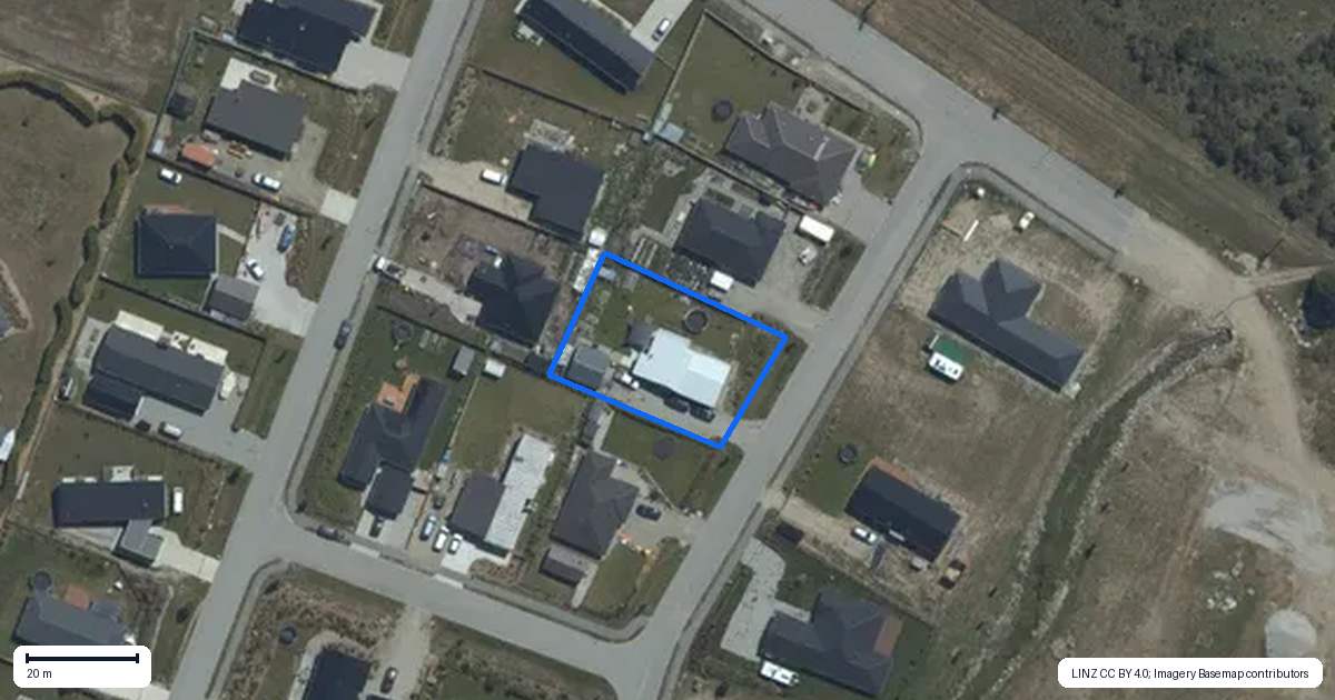 Property context map for 27 Cooper Crescent, Luggate, Wanaka