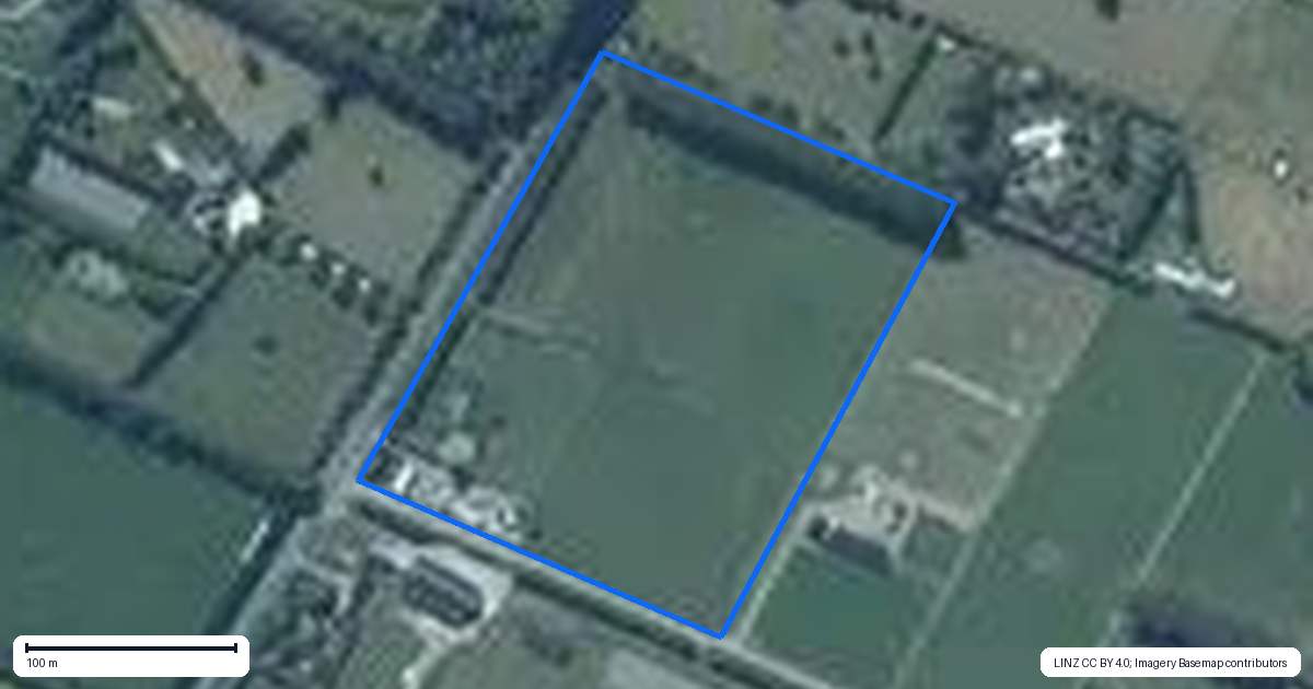 Property context map for 465 Ellesmere Road, Lincoln
