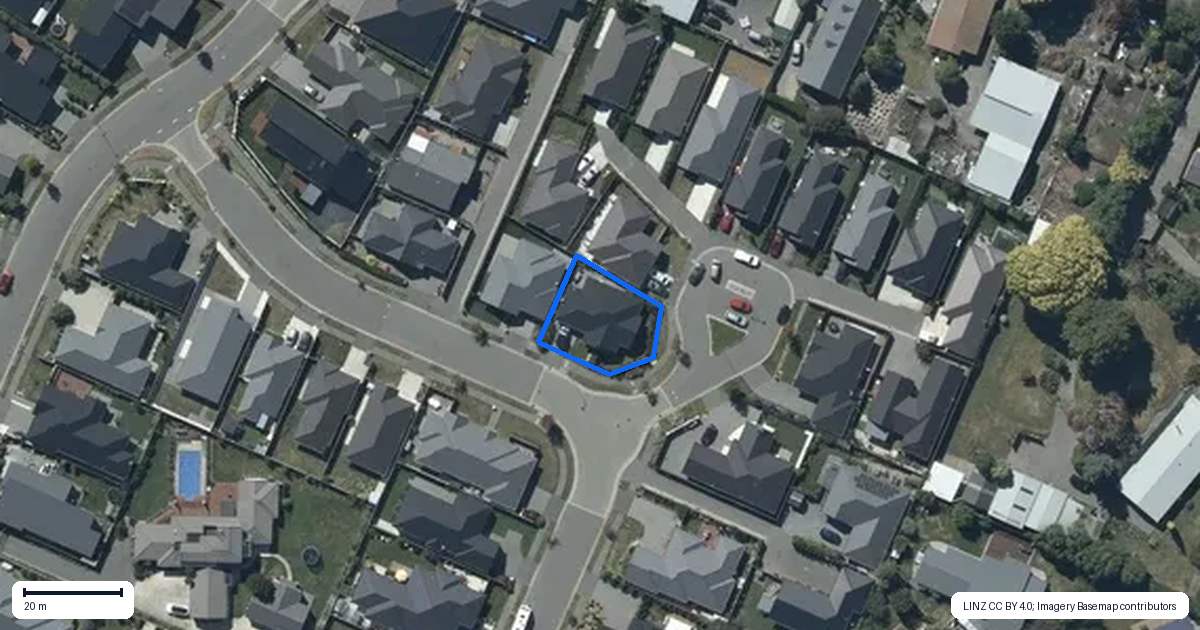Property context map for 15 Billington Drive, Halswell, Christchurch