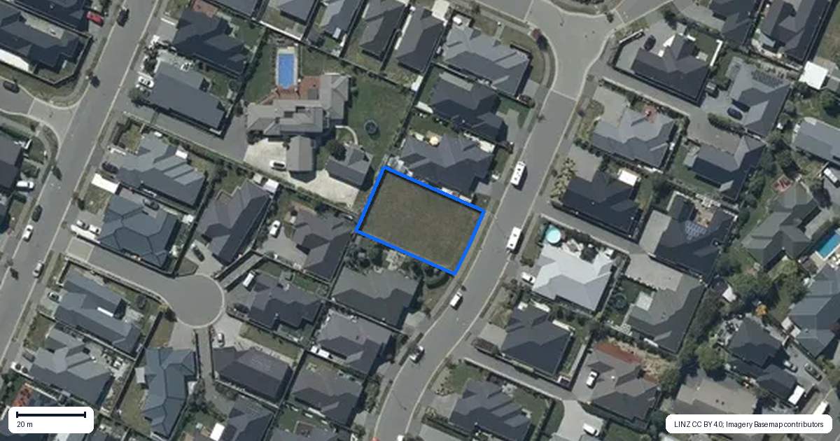 Property context map for 18 Billington Drive, Halswell, Christchurch