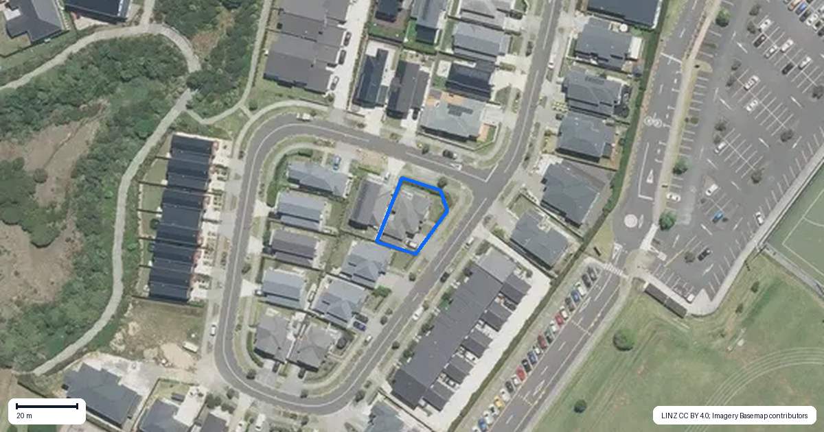 Property context map for 7 Fort Lincoln Loop, Karaka, Papakura