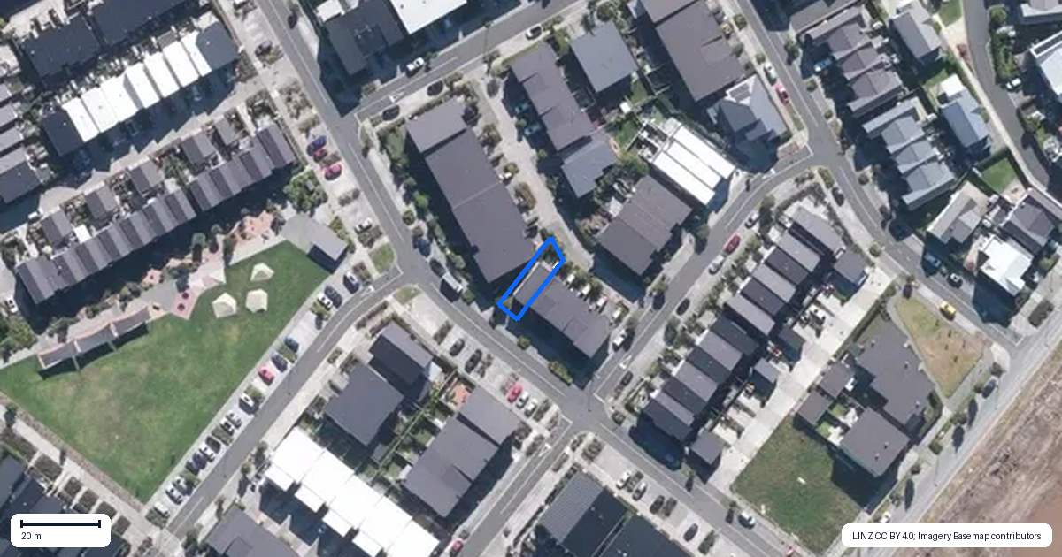 Property context map for 40 Sidney Wallingford Way, Hobsonville, Auckland