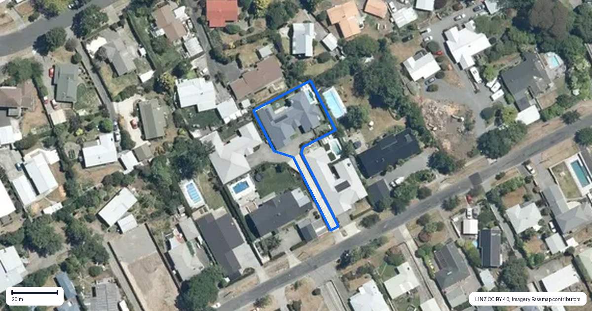 Property context map for 18A Reynolds Road, Havelock North
