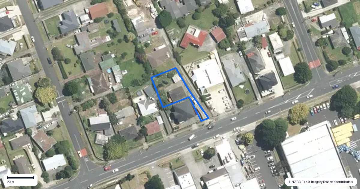 Property context map for 55 Mahia Road, Manurewa, Auckland