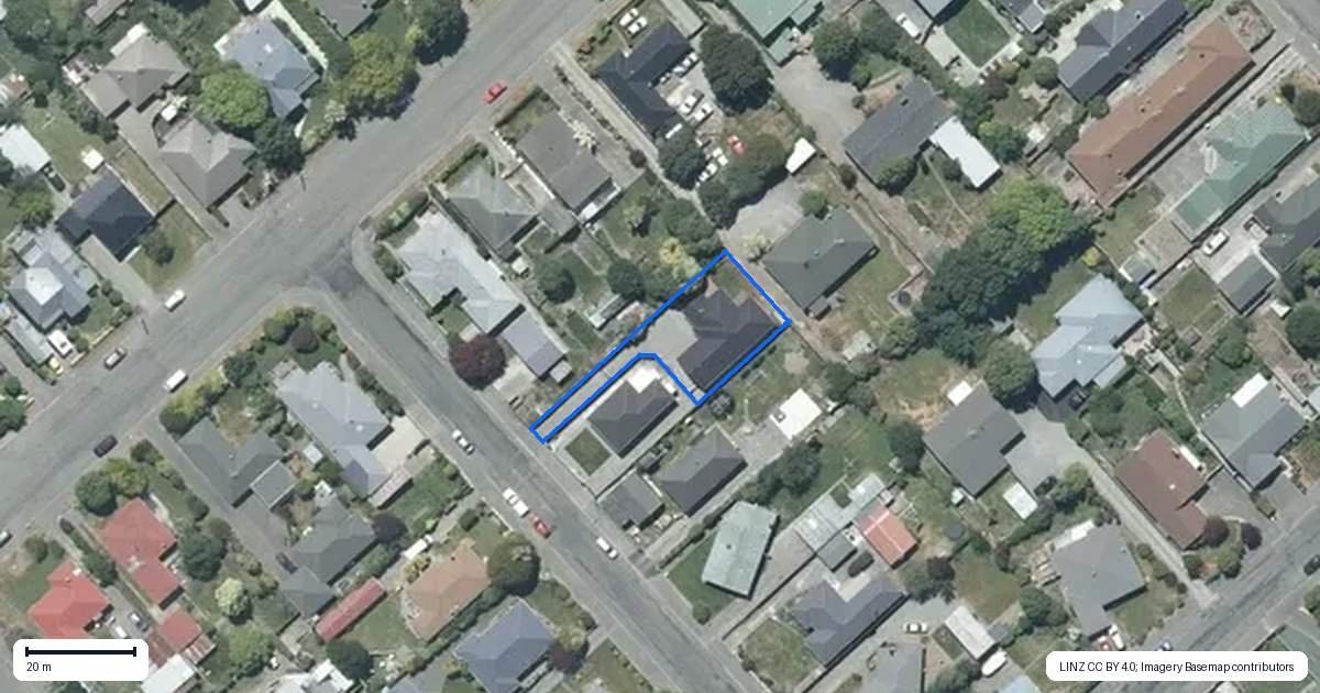 Property context map for 12A Bullock Street, Allenton, Ashburton