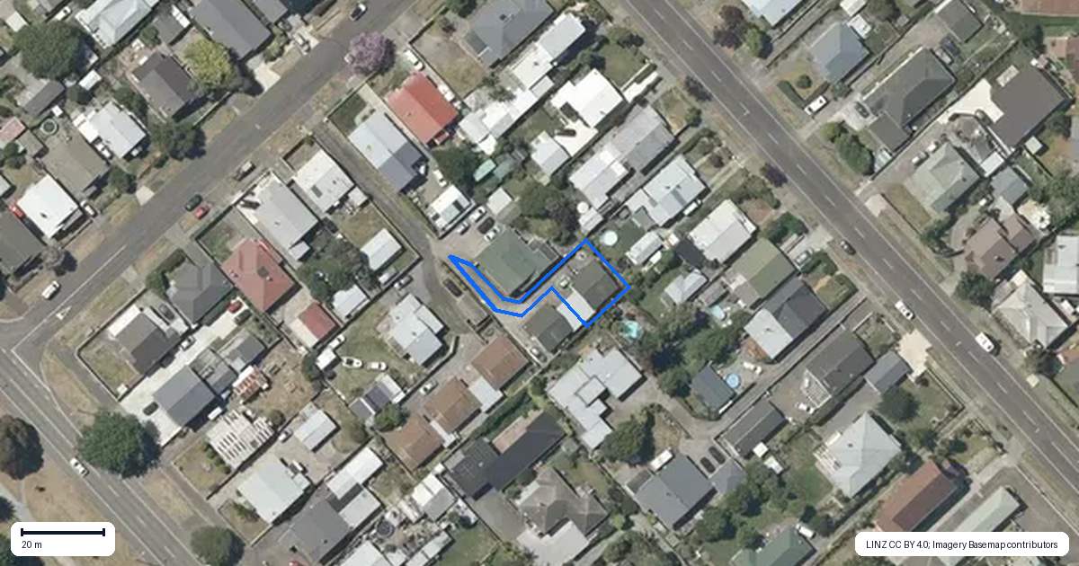 Property context map for 24B Ashridge Road, Napier South, Napier