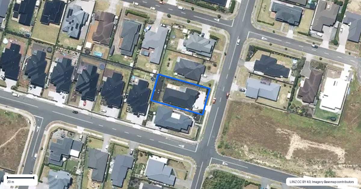 Property context map for 15 Artists Avenue, Beachlands, Auckland