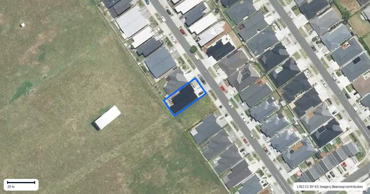 Property context map for 16 Exmoor Road, Karaka, Papakura