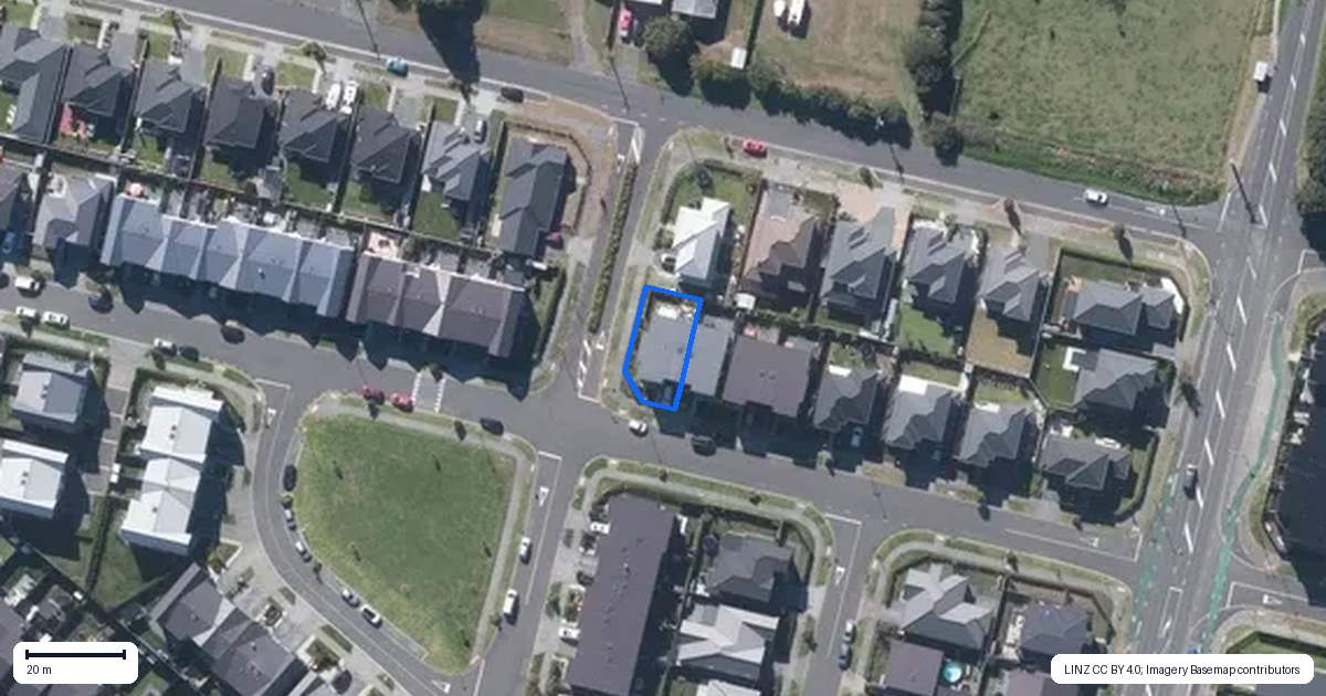 Property context map for 4 Pamu Road, Whenuapai, Auckland