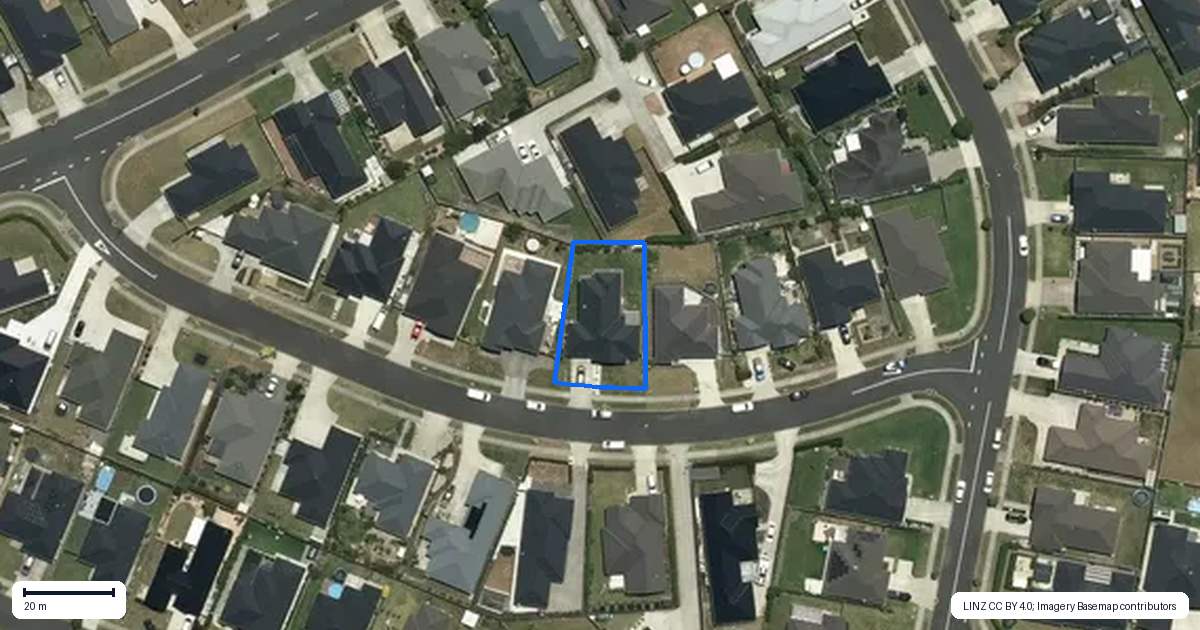Property context map for 10 Moyle Street, Pokeno