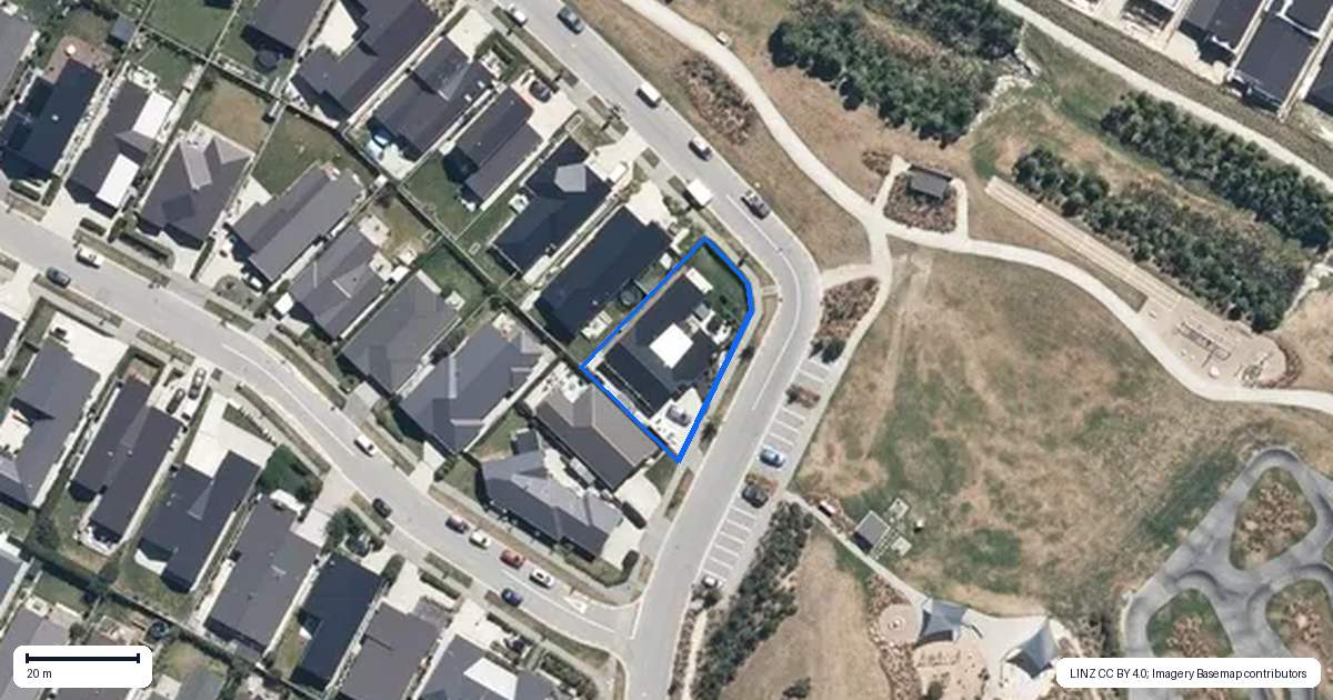 Property context map for 17 Bannister Street, Jacks Point, Queenstown