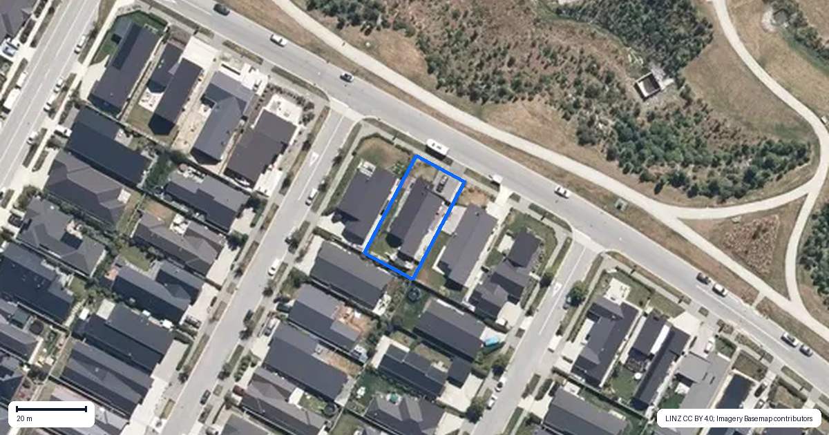 Property context map for 45 Bannister Street, Jacks Point, Queenstown