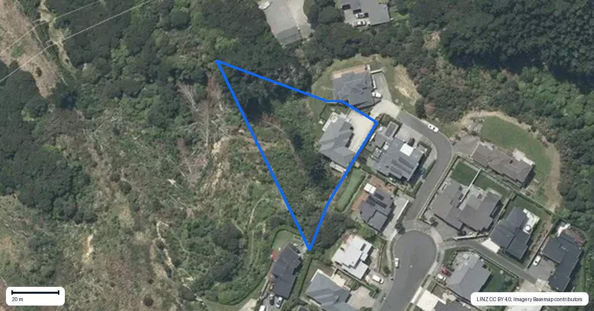 Property context map for 145 Endeavour Drive, Whitby, Porirua