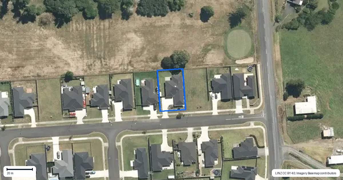 Property context map for 73 Murray Ward Drive, Te Kauwhata