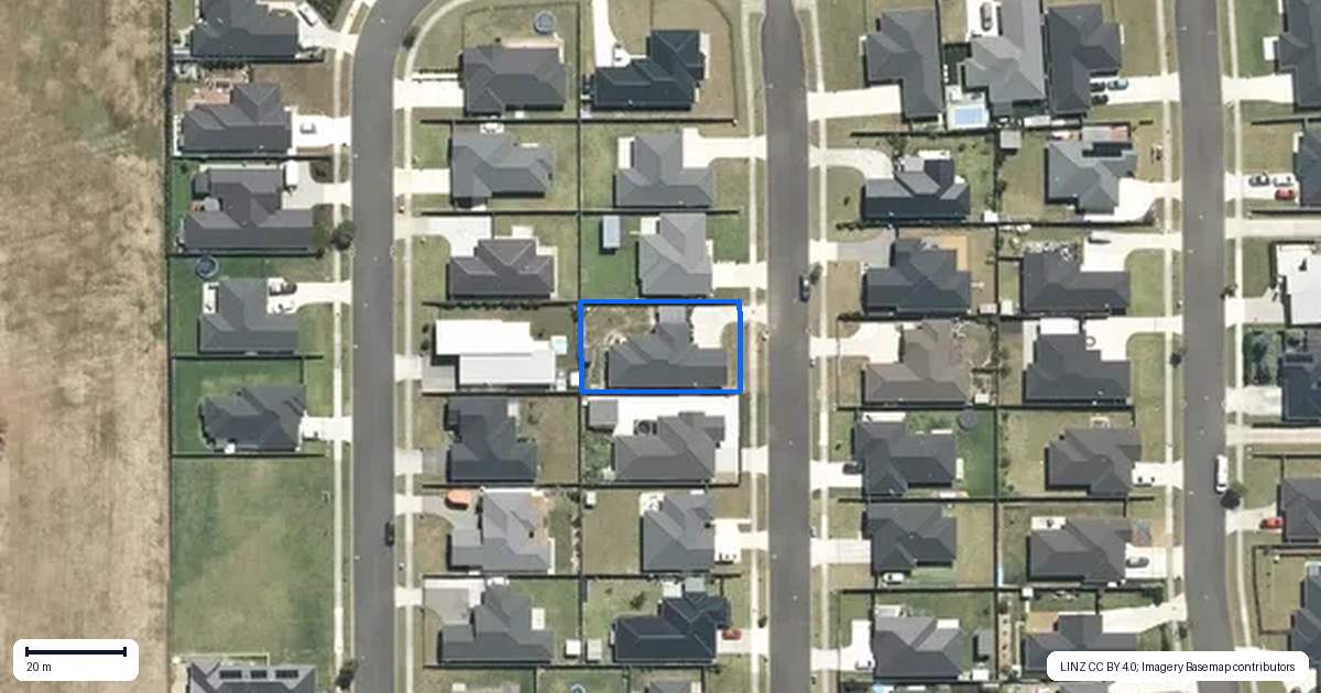 Property context map for 9 Ballantyne Avenue, Te Kauwhata