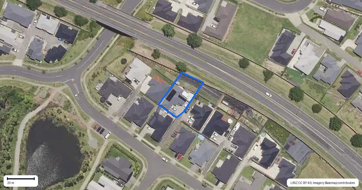 Property context map for 17 Whakaturou Crescent, Pyes Pa, Tauranga