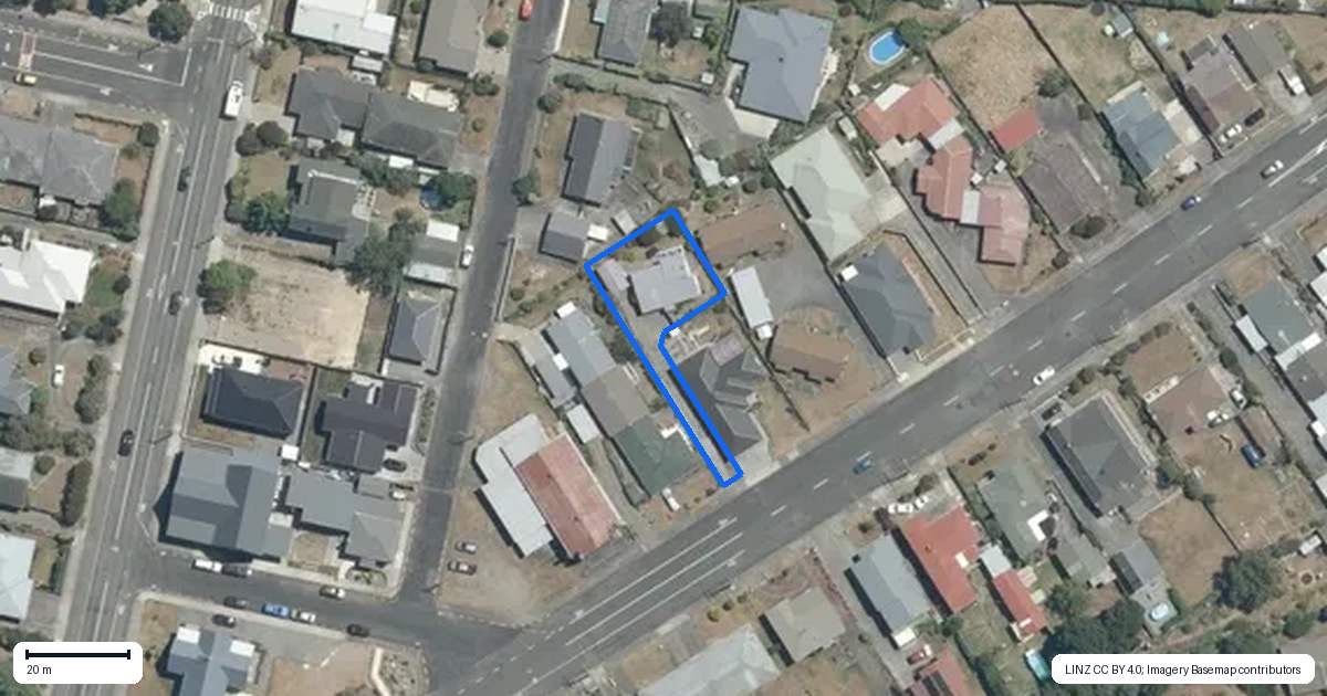 Property context map for 14A Wellington Road, Waipukurau