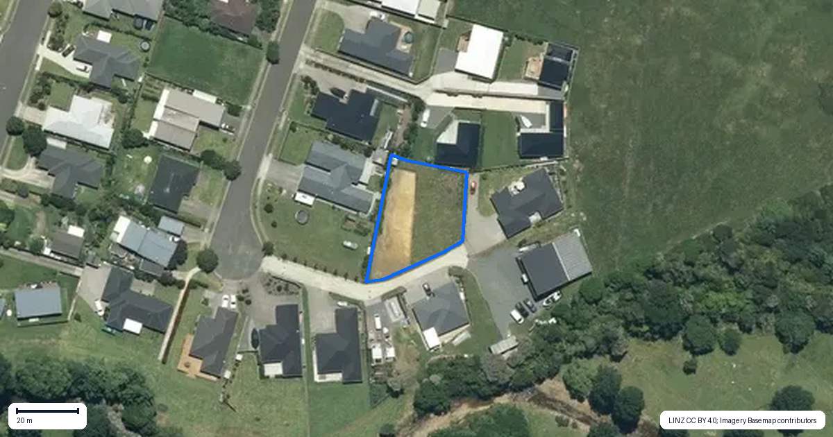 Property context map for 1 Cherry Lane, Coromandel