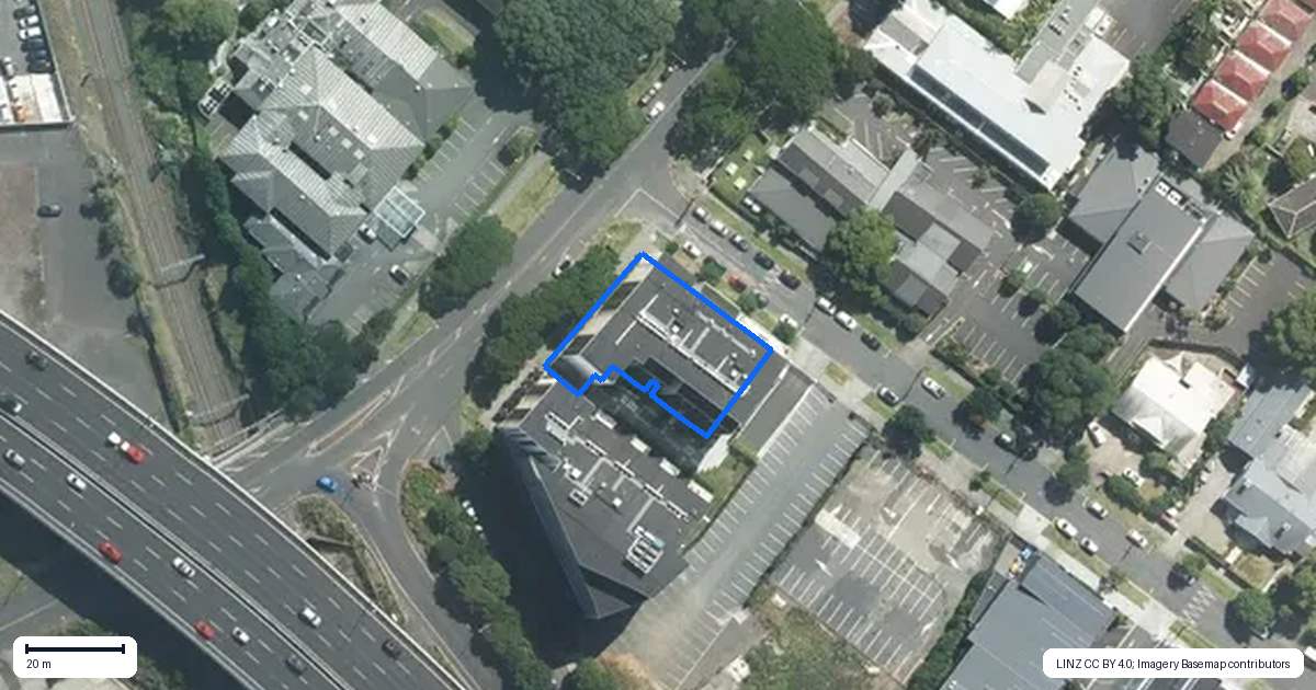Property context map for 204/10 St Marks Road, Remuera, Auckland