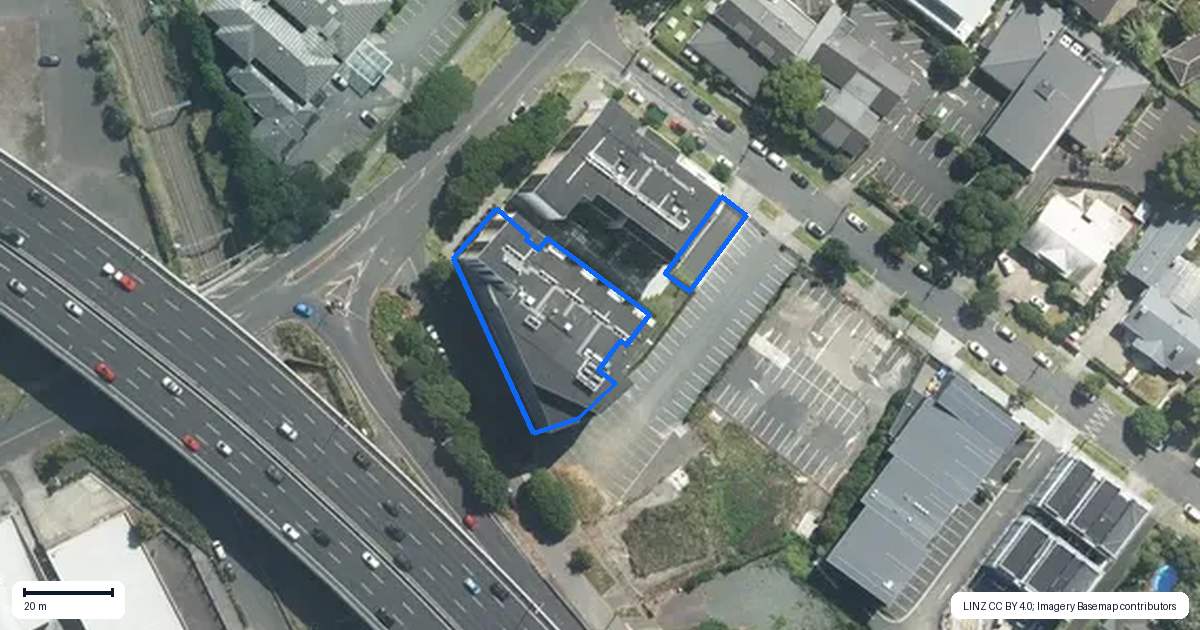 Property context map for 403/12 St Marks Road, Remuera, Auckland