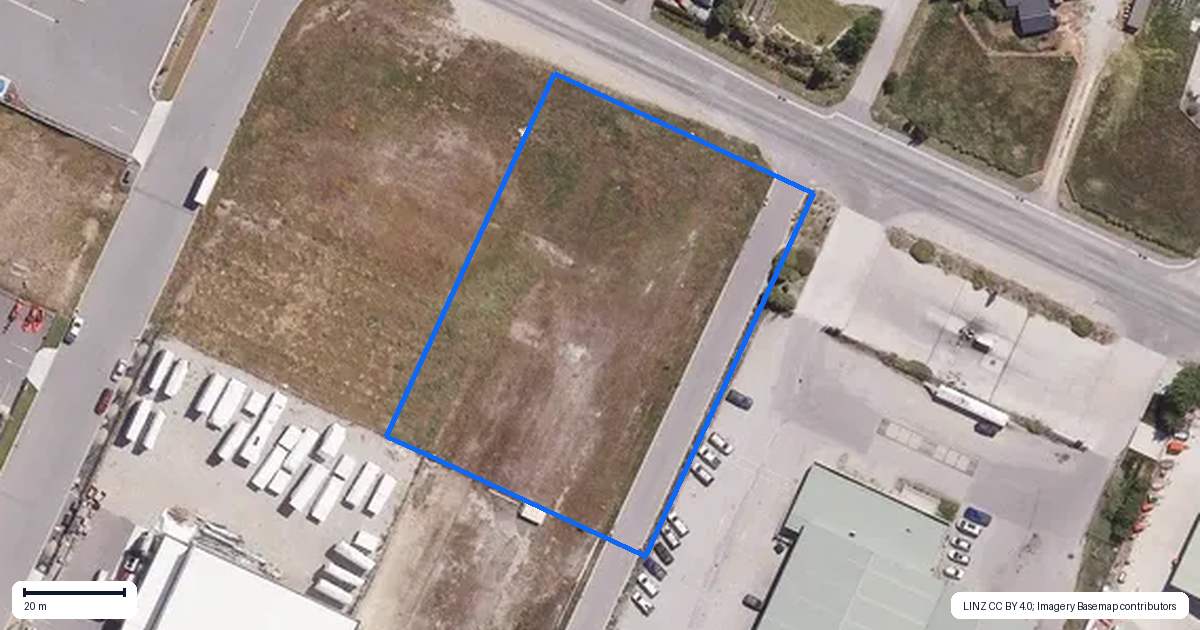 Property context map for 153 McNulty Road, Cromwell