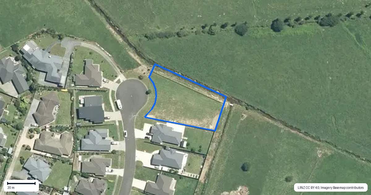 Property context map for 12 Fern Rise, Paeroa